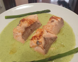 Foto del paso 4 de la receta: Salmón en salsa dulce de espárragos trigueros