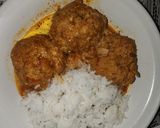 A picture of step 11 of Meatballs in Morita Sauce with Rice.