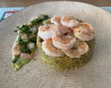 Foto del paso 6 de la receta: Timbal de quinoa con camarones