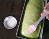 Foto langkah ke 10 dari resep Roti Tawar Pandan.