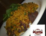 A picture of step 3 of Simple jellof rice.