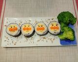 รูปขั้นตอนการทำที่ 8 ของ ซูชิไส้ไข่ม้วนอังปังแมน(อาหารเด็ก)