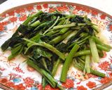 A picture of step 4 of Delicious Stir-Fried Water Spinach.