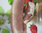 Hình bước làm 1 của món Bánh tráng cuốn thịt heo