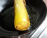 A picture of step 2 of Stuffed lauki pakauda.
