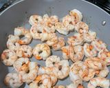 A picture of step 5 of Shrimp and Grits.