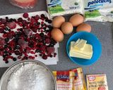 Túrós gyümölcsös (liszt nélkül) recept fázis 1 fotója