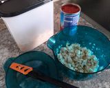 Foto del paso 2 de la receta Macarrones en microondas con jara microcook y turbo chef.