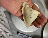 A picture of step 8 of Chinese samosa/ noodles samosa.