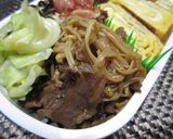 A picture of step 3 of Easy Sukiyaki with Beef and Enoki Mushrooms.