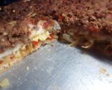 Foto del paso 11 de la receta: Lehemeyum rellena de cebollas, pimientos verde y rojo y queso