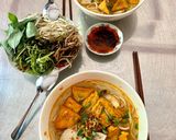 Hình bước làm 5 của món Bún huế chay