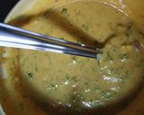 A picture of step 2 of Dal Chila.
