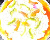 A picture of step 4 of Makke ka pizza.
