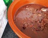 A picture of step 6 of Boeuf Bourguignon.