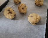 A picture of step 5 of Salted Caramel Choc Chip Cookies.
