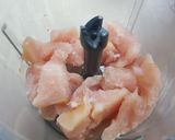 รูปขั้นตอนการทำที่ 1 ของ ลูกชิ้นอกไก่