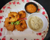 A picture of step 6 of Instant Crispy Rava Vada.