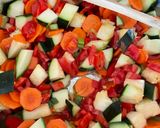 Glutén, tej, tojás, szójamentes Zöldséges csirke krumplival recept fázis 1 fotója