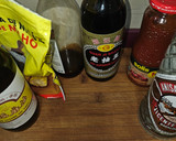 Foto del paso 1 de la receta: Salchichas y fideos de arroz en salsa cremosa