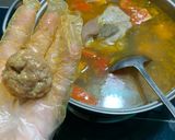A picture of step 7 of Bún riêu cua 🦀.