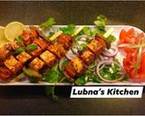 A picture of step 4 of Paneer tikka Shashlik:.