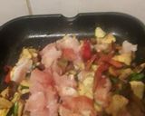 A picture of step 3 of Chicken breast with patty pan & basil.