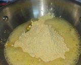 A picture of step 1 of Besan ladoo.