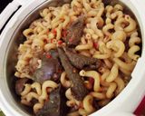 A picture of step 3 of Macaroni Jollop.