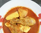 Foto langkah ke 7 dari resep Kari Ayam tahu / tofu chicken curry.