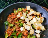 A picture of step 4 of Paneer Masala.