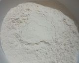 A picture of step 1 of Lemon blueberry cake.