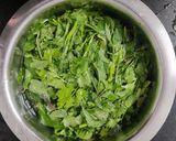 A picture of step 2 of Mint Coriander Chutney.