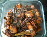 Foto langkah ke 3 dari resep Cumi hitam bumbu iris sederhana.