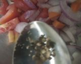 A picture of step 3 of Onian tomato carrot salad.