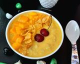 A picture of step 3 of Tropical Mango Oatmeal.