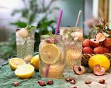 Hình bước làm 4 của món Trà Vải Hoa Hồng