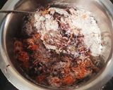 A picture of step 2 of Ragi Veg Dhokla.