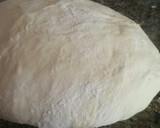 A picture of step 4 of Soft layers chapati.