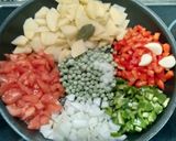 Foto del paso 1 de la receta Merluza a la jardinera. Muy fácil