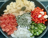 Foto del paso 1 de la receta: Merluza a la jardinera. Muy fácil