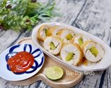 Hình bước làm 12 của món Ức Gà cuộn Trái Bơ chiên xù