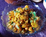आलू फूलगोभी की सब्जी(Aloo gobhi ki sabzi recipe in Hindi) रेसिपी चरण 5 फोटो
