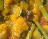 কুমড়ো দিয়ে সজনে ডাঁটার তরকারি(kumro diye sajne datar torkari recipe in Bengali) রেসিপির ধাপ 3 ছবি