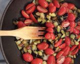 Pas rețetă Paste (pennette) cu vinete, roșioare și mozzarella 3 fotografie