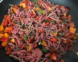 Foto del paso 3 de la receta Salteado de edamame, picada de pavo y verduras