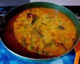 A picture of step 7 of Turai-Mushroom Curry.
