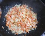 Foto del paso 3 de la receta: Tarta multicolor de pescado con guarnición de arroz