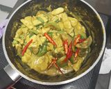 รูปขั้นตอนการทำที่ 6 ของ (คลีน)อกไก่ผัดเขียวหวาน