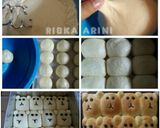 Foto langkah ke 10 dari resep Eggless Bear Bread (Roti beruang tanpa telur) lembut banget.